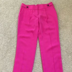NWT 4P Anne Taylor Hot Pink pants